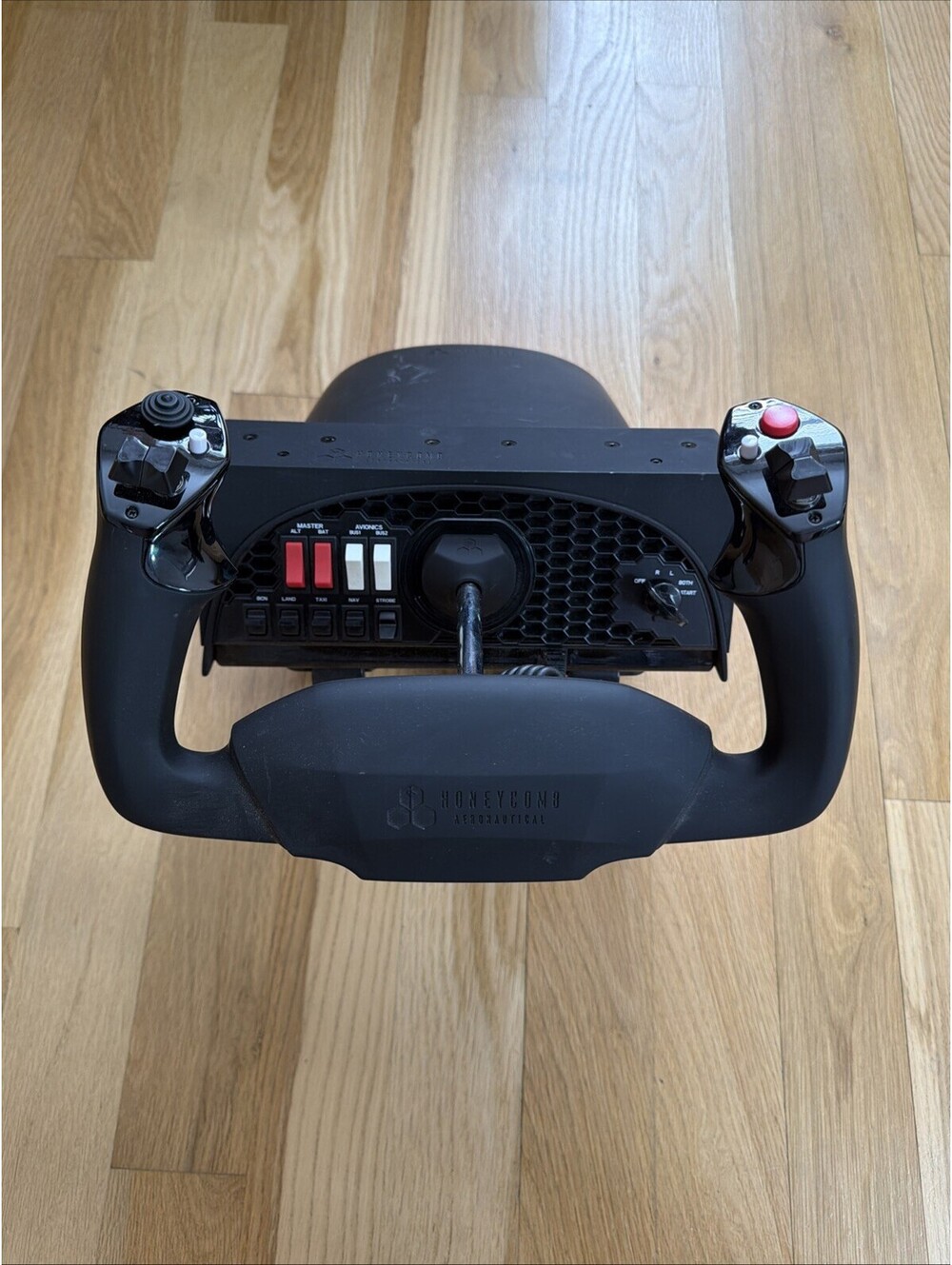 Honeycomb Aeronautical Alpha Flight Simulation Controls Black Used/Tested/Works